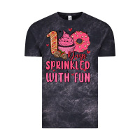 Cloud Black 100 days sprinkled with fun Vintage Tee - MaliasSmallBusiness