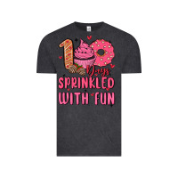 Vintage Black 100 days sprinkled with fun Vintage Tee - MaliasSmallBusiness