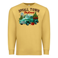 Antique Gold small town christmas Premium Sweatshirt - CowGirlArtShop
