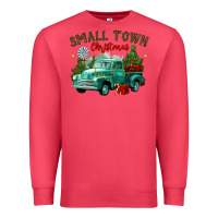 Cardinal small town christmas Premium Sweatshirt - CowGirlArtShop