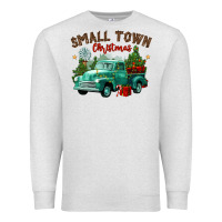 Oatmeal Heather small town christmas Premium Sweatshirt - CowGirlArtShop