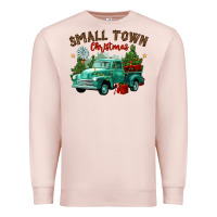 Pale Pink small town christmas Premium Sweatshirt - CowGirlArtShop