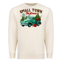 Sandshell small town christmas Premium Sweatshirt - CowGirlArtShop
