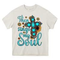 Cream then sings my soul cross Heavy Core Tee - JahusDesignShop