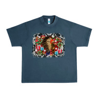Midnight Navy indian hat christmas Urban Heavy Tee - AdoDesignShop