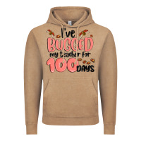 Vintage Coffee i have bugged my teacher for 100 days Vintage Hoodie - MaliasSmallBusiness