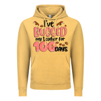 Vintage Mustard i have bugged my teacher for 100 days Vintage Hoodie - MaliasSmallBusiness