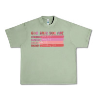 Oil Green god says you are Urban Heavy Tee - MaliasSmallBusiness