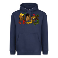 Navy black is beautiful Heavyweight Hoodie - CowGirlArtShop