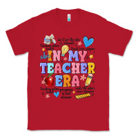 Red in my teacher era Classic Tee - MaliasSmallBusiness