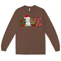 Chestnut love snowman bbs Long Sleeve Tee - BundleAndBundleShop
