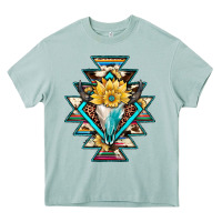 Arona cowhide leopard bull skull aztec Heavy Core Tee - JahusDesignShop