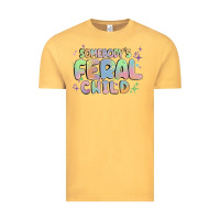 Vintage Mustard somebody's feral child Vintage Tee - MaliasSmallBusiness