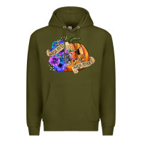 Army Green sorta sweet sorta spooky Premium Hoodie - CowGirlArtShop