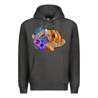 Charcoal Heather sorta sweet sorta spooky Premium Hoodie - CowGirlArtShop