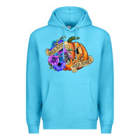 Ocean Blue sorta sweet sorta spooky Premium Hoodie - CowGirlArtShop