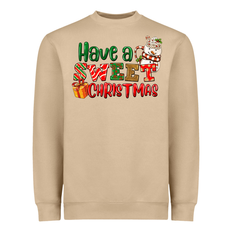 Have A Sweet Christmas Heavyweight Sweatshirt by NancyCooperArtShop | Teevron
