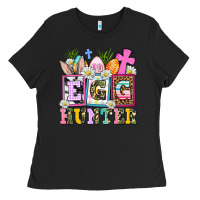 Black egg hunter Ladies Tee - AdoDesignShop