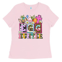 Bubblegum Pink egg hunter Ladies Tee - AdoDesignShop