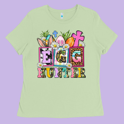 Egg Hunter Ladies Tee Designed By Adodesignshop