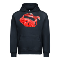 Navy Chin Guard Fa Element Urban Hoodie - FaDigitalArtStudio