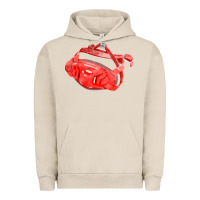 Pigment French Oak Chin Guard Fa Element Urban Hoodie - FaDigitalArtStudio