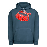 Pigment Midnight Navy Chin Guard Fa Element Urban Hoodie - FaDigitalArtStudio