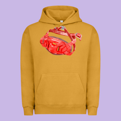 Chin Guard Fa Element Urban Hoodie Designed By Fadigitalartstudio