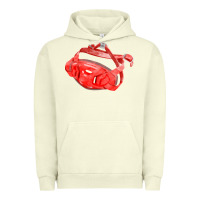 Pigment Pistachio Chin Guard Fa Element Urban Hoodie - FaDigitalArtStudio