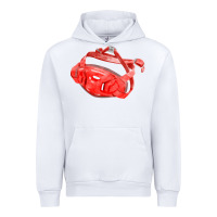 White Chin Guard Fa Element Urban Hoodie - FaDigitalArtStudio