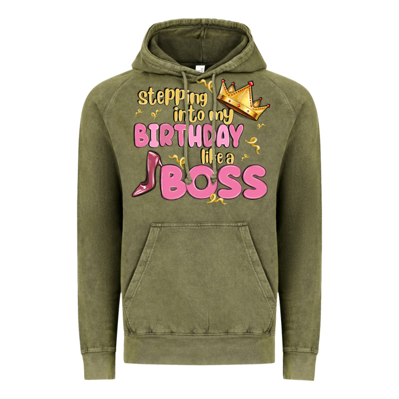 Birthday Boss Vintage Hoodie by MaliasSmallBusiness | Teevron