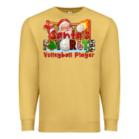 Antique Gold santas favorite volleyball player Premium Sweatshirt - CowGirlArtShop