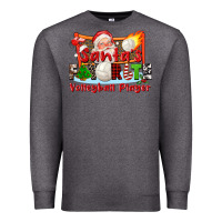 Charcoal Heather santas favorite volleyball player Premium Sweatshirt - CowGirlArtShop