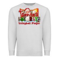Dove Grey santas favorite volleyball player Premium Sweatshirt - CowGirlArtShop