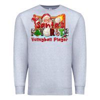 Heather Grey santas favorite volleyball player Premium Sweatshirt - CowGirlArtShop