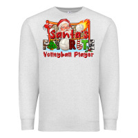 Oatmeal Heather santas favorite volleyball player Premium Sweatshirt - CowGirlArtShop
