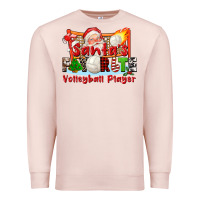 Pale Pink santas favorite volleyball player Premium Sweatshirt - CowGirlArtShop