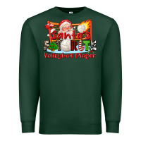 Sports Green santas favorite volleyball player Premium Sweatshirt - CowGirlArtShop