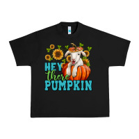 Black Hey there pumpkin Lamb Urban Heavy Tee - NancyCooperArtShop