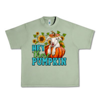 Oil Green Hey there pumpkin Lamb Urban Heavy Tee - NancyCooperArtShop