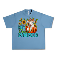 Pebble Blue Hey there pumpkin Lamb Urban Heavy Tee - NancyCooperArtShop