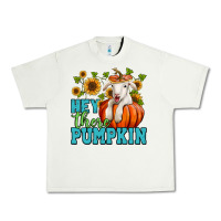Pistachio Hey there pumpkin Lamb Urban Heavy Tee - NancyCooperArtShop