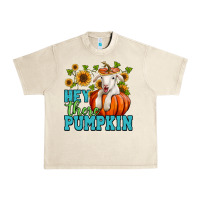 Sandshell Hey there pumpkin Lamb Urban Heavy Tee - NancyCooperArtShop
