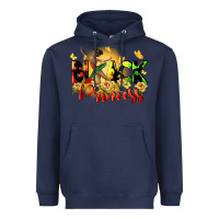 Navy black princess Heavyweight Hoodie - CowGirlArtShop