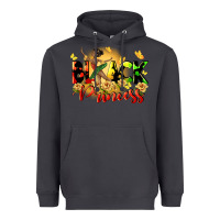 Smoke black princess Heavyweight Hoodie - CowGirlArtShop