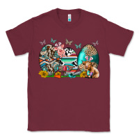 Burgundy easter easter eggs Classic Tee - CowhideDigitalArt