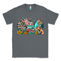 Charcoal Heather easter easter eggs Classic Tee - CowhideDigitalArt