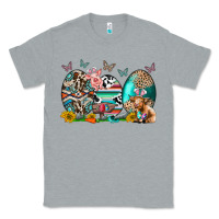 Heather Grey easter easter eggs Classic Tee - CowhideDigitalArt
