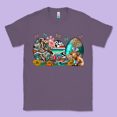 Easter Easter Eggs Classic Tee Designed By Cowhidedigitalart