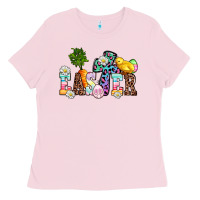 Bubblegum Pink easter Ladies Tee - AdoDesignShop